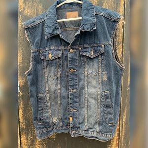 Men’s XL Jean Jacket Vest